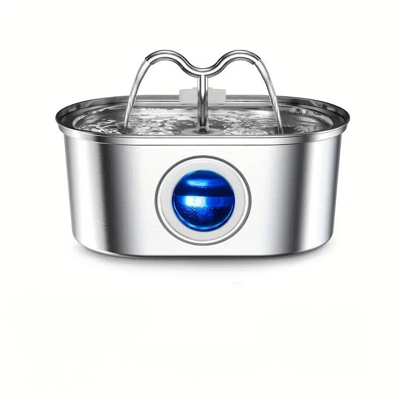 ClawLogic™ 3.2L Stainless Steel Hydration Fountain — Vet Approved